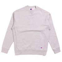 Russell Athletic Grey Premium Fleece Cotton Sweatshirt