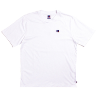 Russell Athletic White Baseliner T-Shirt - X-Large