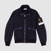 Stone Island Navy Light Cotton Nylon Twill Jacket - XX-Large