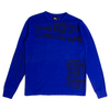 Stussy Royal Blue Panel Long Sleeve T-Shirt - Medium