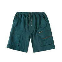 The Hundreds Dark Green Camp Hybrid Shorts - X-Large
