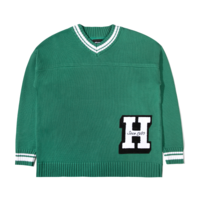 The Hundreds Green Centennial V-Neck Jumper