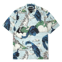 The Hundreds Light Blue Battle Woven Shirt - Medium