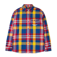The Hundreds Navy Topo LS Woven Shirt - Large