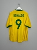 2000/02 BRAZIL RONALDO 9 HOME
SHIRT (L) NIKE