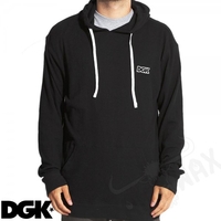 DGK Mens Classic Thermal Pullover Hoodie in Black