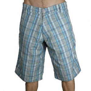 Mada Mens Refugee Walkshorts,  Grey/Silver/Blue