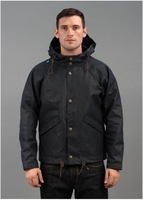 Aircraft Hooded Jacket Navy