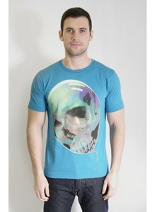 Balloon Skull Tee Turquoise