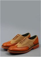 Bavian Brogue Shoes Tan