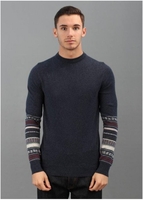 Delamere Crew Sweater Navy Blue