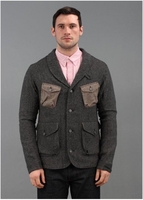 Hacking Jacket Grey/Brown