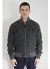 Houndstooth Raglan Zip Bomber Jacket