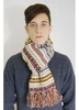 James Lambswool Scarf Blue