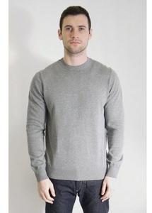 Knitted Crew Neck Sweater Grey
