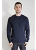 Knitted Crew Neck Sweater Navy