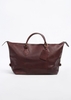 Leather Travel Bag - Dark Brown