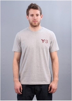 M CL Short Sleeve Logo Tee - Maroon on Grey