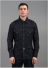 Military Long Sleeved Shirt Denim