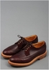Multi-Tone Golosh Longwing Brogue Shoes Oxblood
