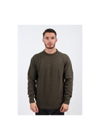 Patch Crew Jumper - Olive