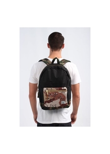 Settlement Back Pack Bag - Black / Desert Camo
