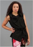 Square Blouse Black