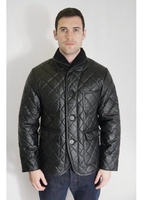 Stansfield Wax Quilted Jacket Black