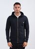 Zebra Zip Front Hoody - Navy