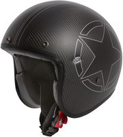 Premier Le Petit Star Carbon BM Jet Helmet,  Size S,  carbon,  Size S