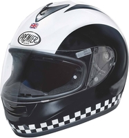Premier Monza Retro Helmet,  black-white,  Size XS,  black-white,  Size XS