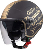 Premier Rocker Visor OR 19 BM Jet Helmet,  black-gold,  Size XS,  black-gold,  Size XS