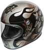Premier Trophy BD Titanium Motorcycle Helmet,  silver,  Size XL,  silver,  Size XL