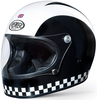 Premier Trophy Retro Helmet,  black-white,  Size S,  black-white,  Size S