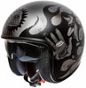 Premier Vintage BD Chromed Titanium Jet Helmet,  silver,  Size S,  silver,  Size S
