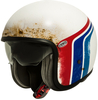 Premier Vintage BTR 8 BM Jet Helmet,  multicolored,  Size L,  multicolored,  Size L