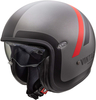 Premier Vintage DO 17 BM Jet Helmet,  black-grey-red,  Size XL,  black-grey-red,  Size XL