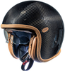 Premier Vintage Platinum Edt. Carbon Jet Helmet,  Size S,  carbon,  Size S