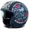 Premier Vintage SK9 Jet Helmet,  black,  Size L,  black,  Size L
