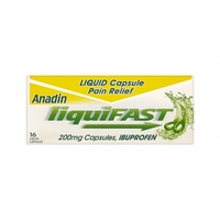 Anadin Liquifast Capsules - 16 quantity - 16 Capsules