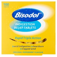 Bisodol Indigestion Relief Tablets 100