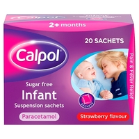 Calpol Sugar Free Infant Suspension Strawberry