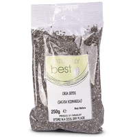 Chia Seeds (Salvia Hispanica),  A Source Of Omega 3,  Fibre & Protein 250G