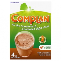 Complan Chocolate Shake Sachets 4 x 55g quantity - 4 Sachets