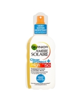 Garnier Ambre Solaire Clear Protect+ High SPF50 Transparent Body Protection S...