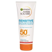 Garnier Ambre Solaire Sensitive Lotion SPF50+ 200ml quantity - 200ML