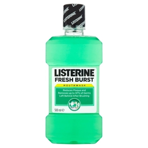 Listerine Freshburst Mouthwash - 500ml quantity - 500 ML Freshburst