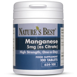 Manganese 5mg quantity - 100 Tablets