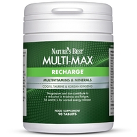 Multimax® Recharge,  An Energy Support Multivitamin & Mineral 90 Tablets