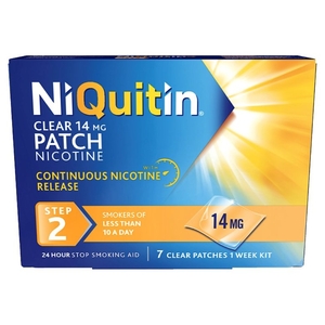 NiQuitin Clear Step 2 Patch - 14mg quantity - 14MG